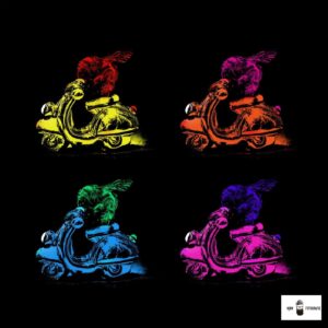 hummel auf vespa